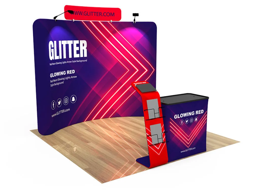 Portable Trade Show Display Conference Display Exhibit Booth Design 10 10X10