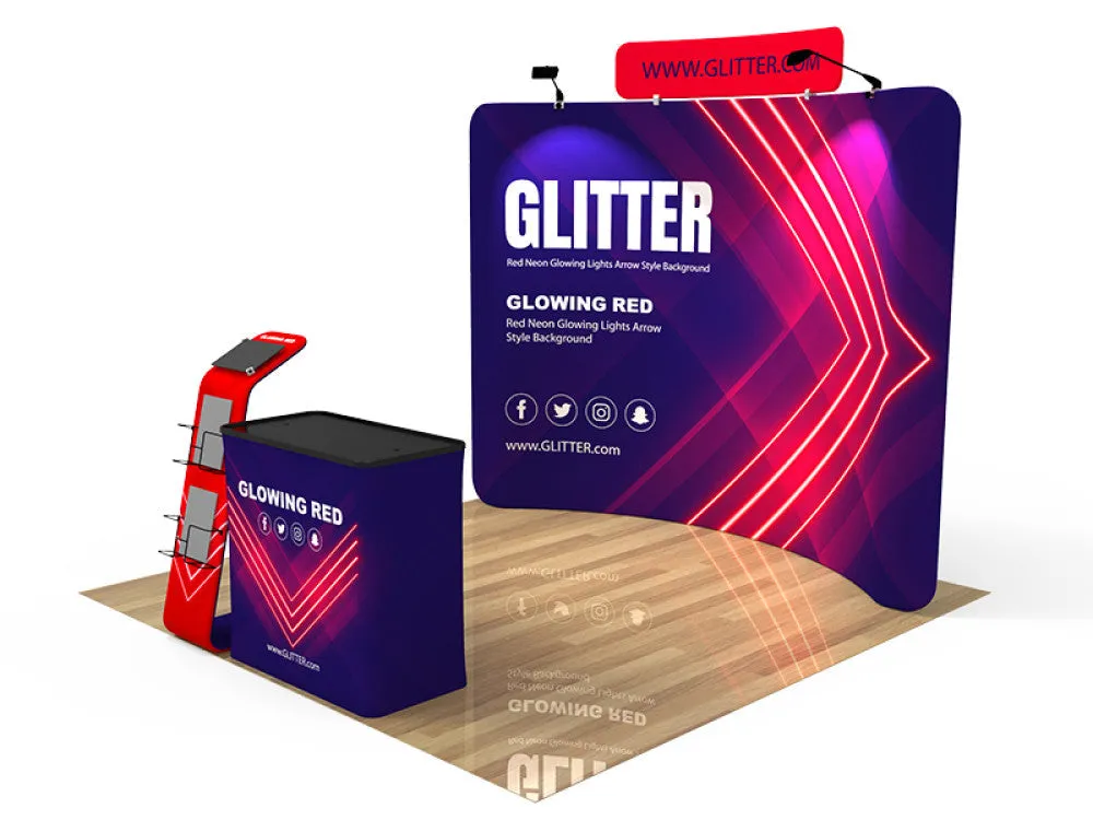 Portable Trade Show Display Conference Display Exhibit Booth Design 10 10X10