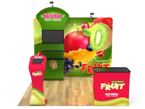 Portable Trade Show Display Conference Display Exhibit Booth Design 5 - Custom Booth I 10X10