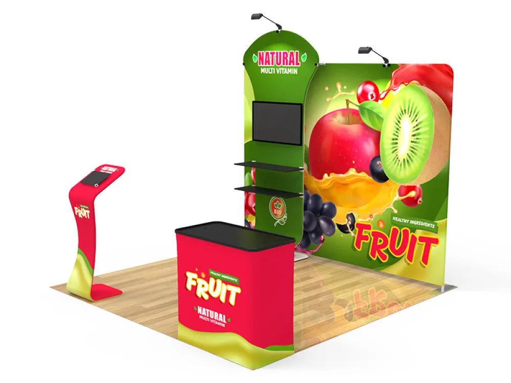 Portable Trade Show Display Conference Display Exhibit Booth Design 5 - Custom Booth I 10X10