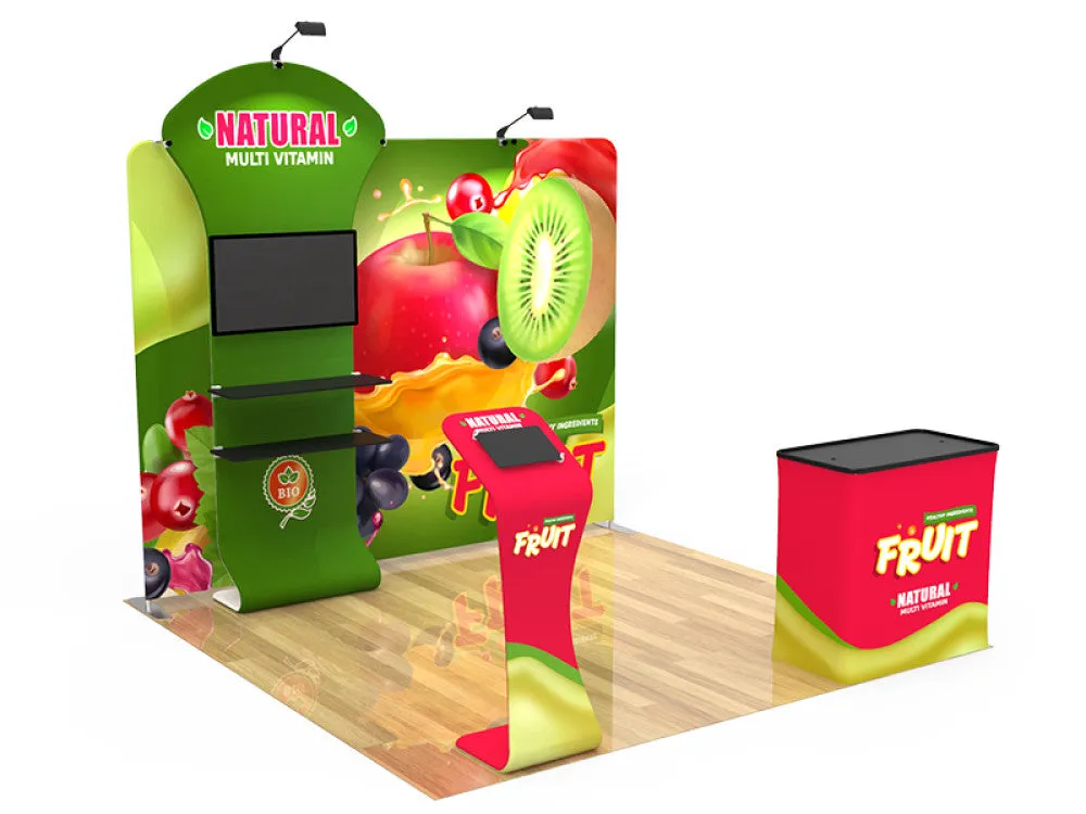 Portable Trade Show Display Conference Display Exhibit Booth Design 5 - Custom Booth I 10X10