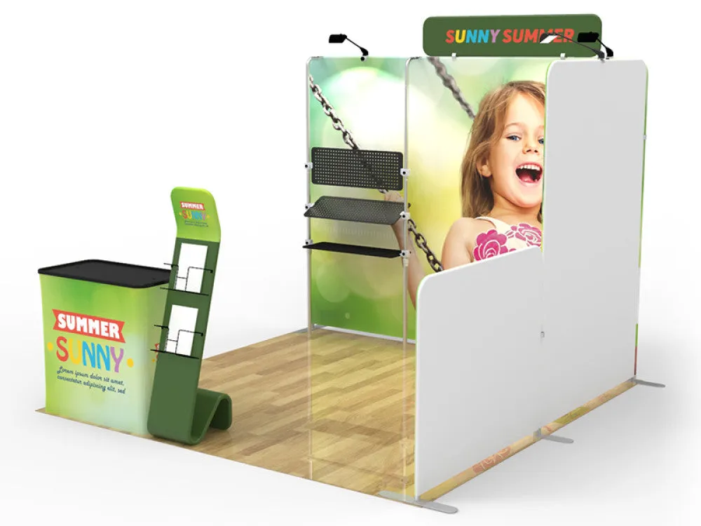 Portable Trade Show Display Conference Display Exhibit Booth Design 7 - Custom Booth O 10X10