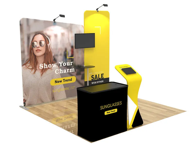 Portable Trade Show Displays Exhibit Booth Conference Design 3 - Booth 03 10X10