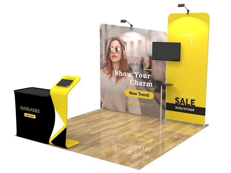 Portable Trade Show Displays Exhibit Booth Conference Design 3 - Booth 03 10X10