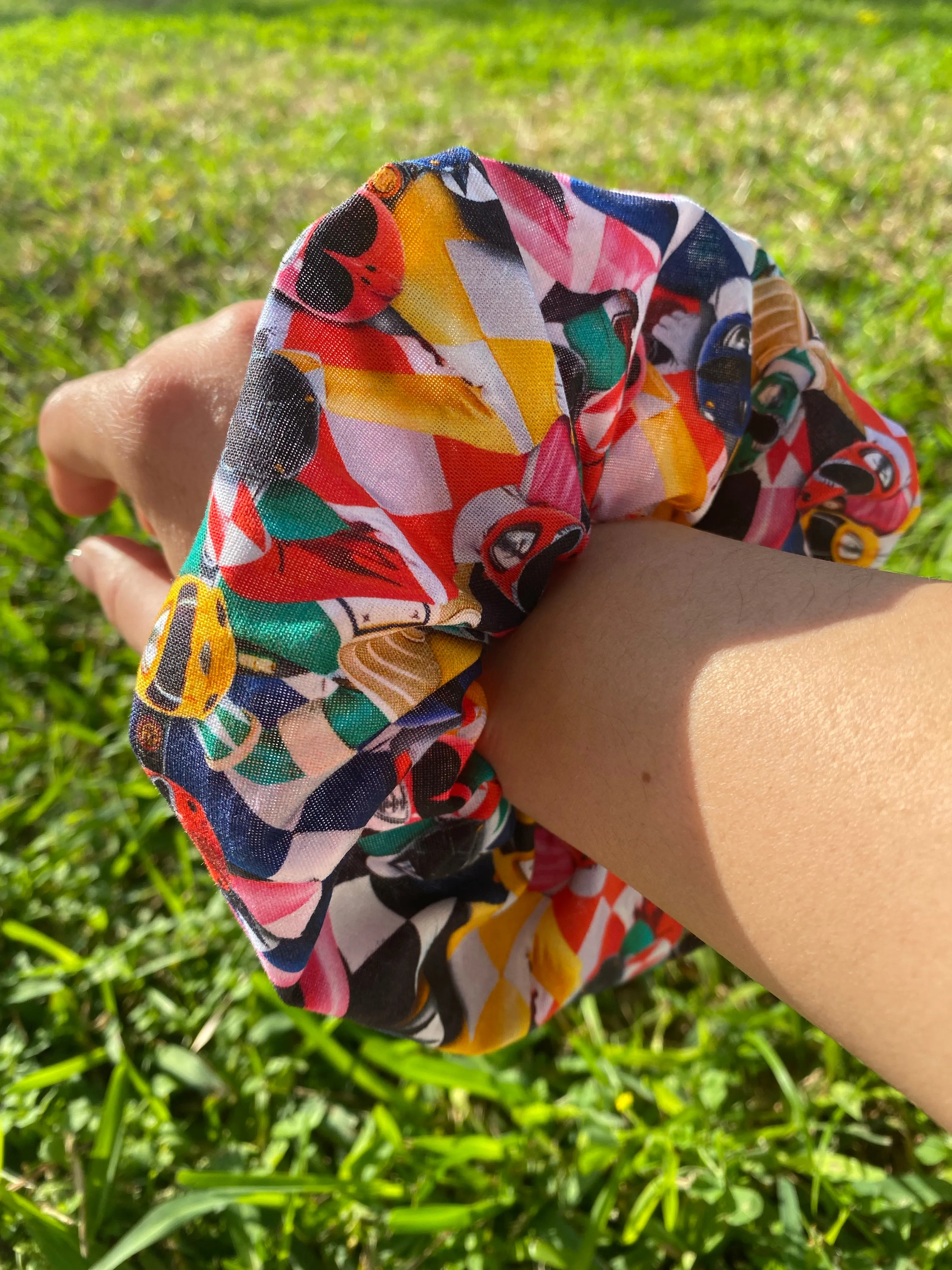 Power Rangers Scrunchie Hair Tie Accessories