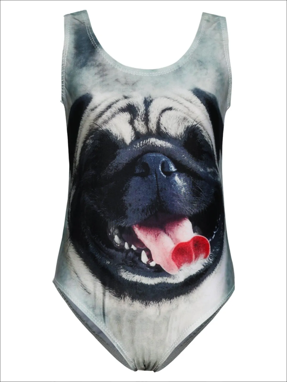 Pugs and Hugs One Piece Swimsuit