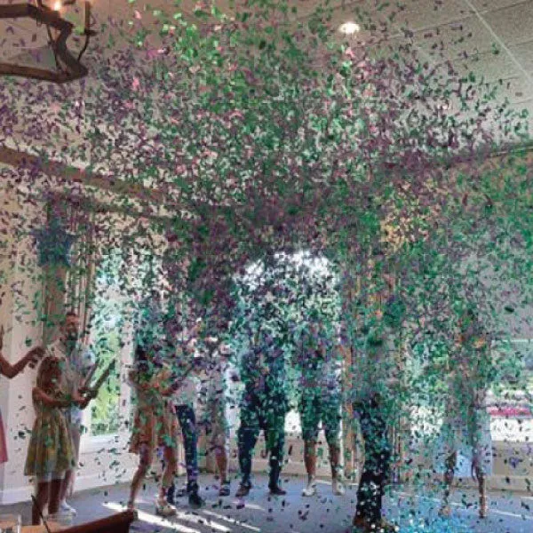 Purple Confetti Cannon