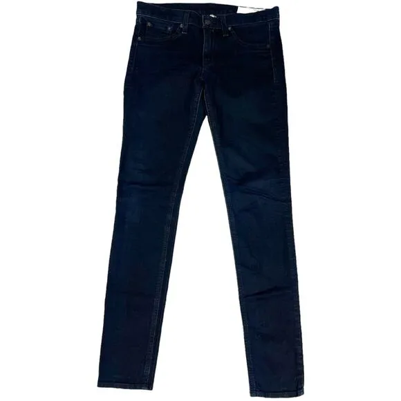 Rag &amp; Bone Jean Jeggings Midnight Dark Wash Blue Denim Legging Zip Fly Womens 27