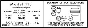 RCA-115