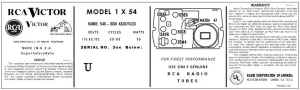 RCA-1X54-CH-1104D