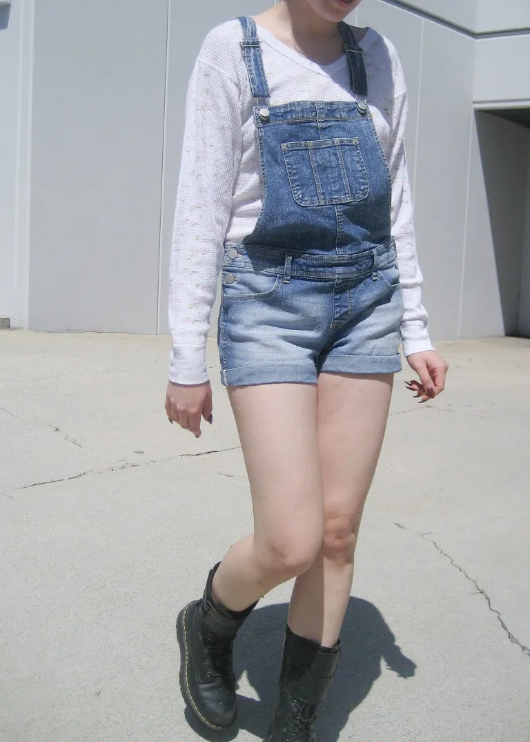 RCYCLD Y2K Denim Short-Alls