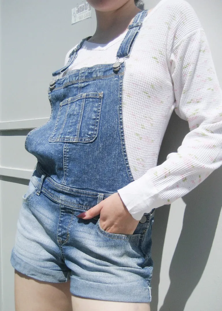 RCYCLD Y2K Denim Short-Alls