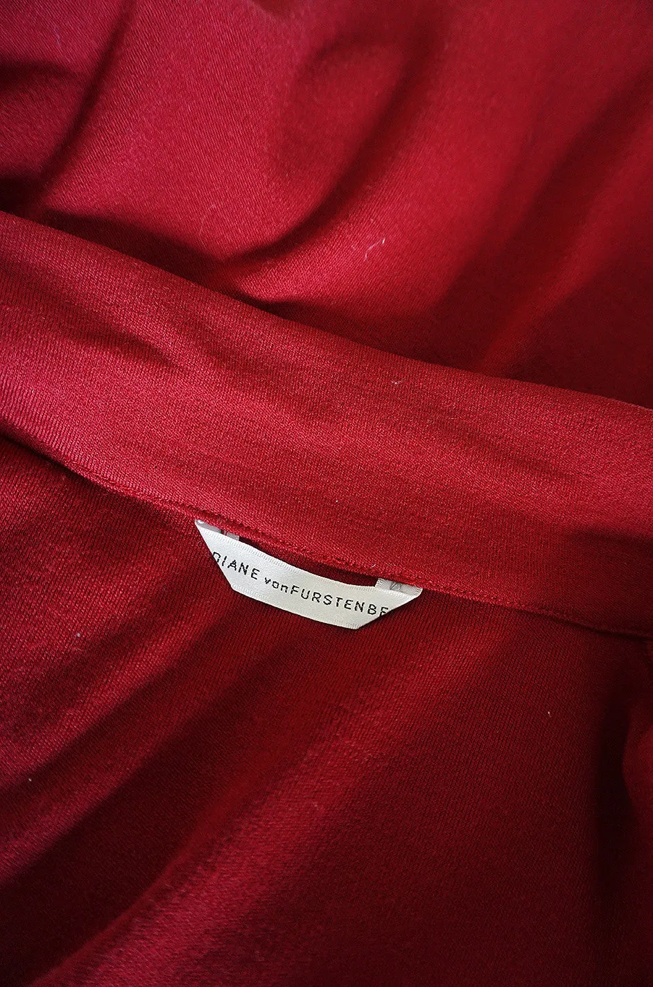 Recent Red Diane Von Furstenberg Wrap Dress