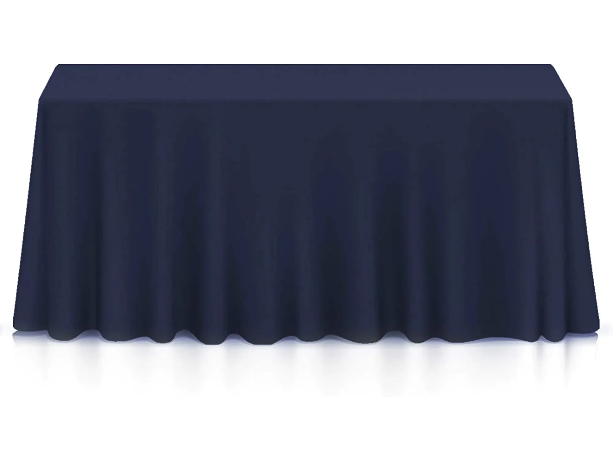 RECTANGULAR POLY LINEN | 90” x 156” - NAVY