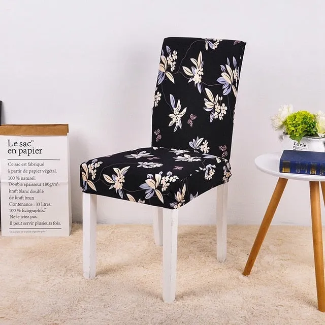 Removable Stretch Dining Chair Cover For Restaurant Weddings Banquet Kitchen Hotel