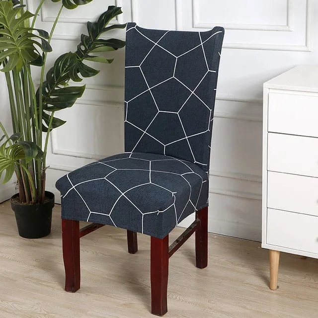 Removable Stretch Dining Chair Cover For Restaurant Weddings Banquet Kitchen Hotel