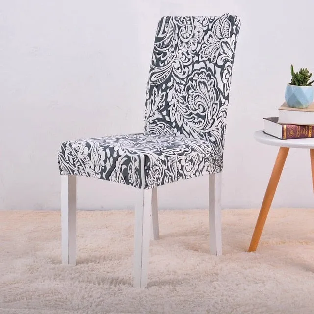 Removable Stretch Dining Chair Cover For Restaurant Weddings Banquet Kitchen Hotel