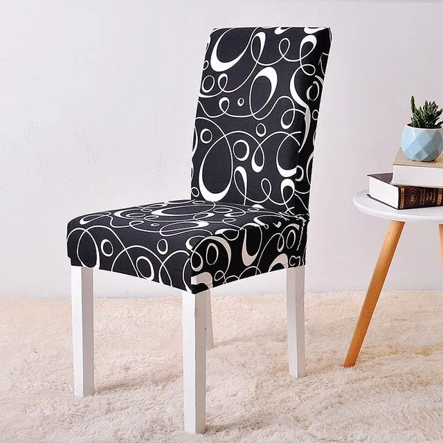 Removable Stretch Dining Chair Cover For Restaurant Weddings Banquet Kitchen Hotel