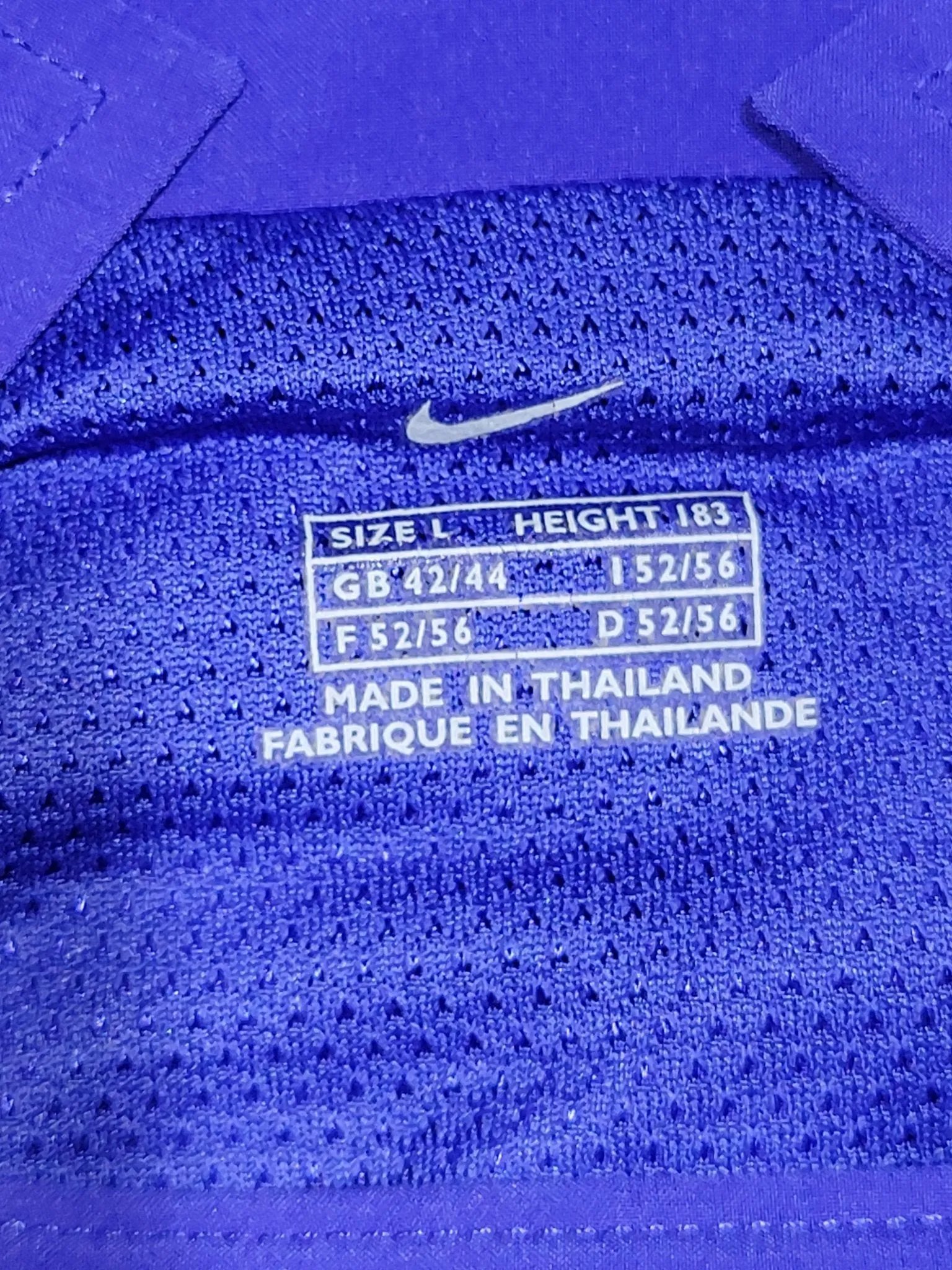 Ronaldinho Brazil 2002 WORLD CUP PLAYER ISSUE Away Soccer Jersey Shirt L SKU# S20901TIC 182263