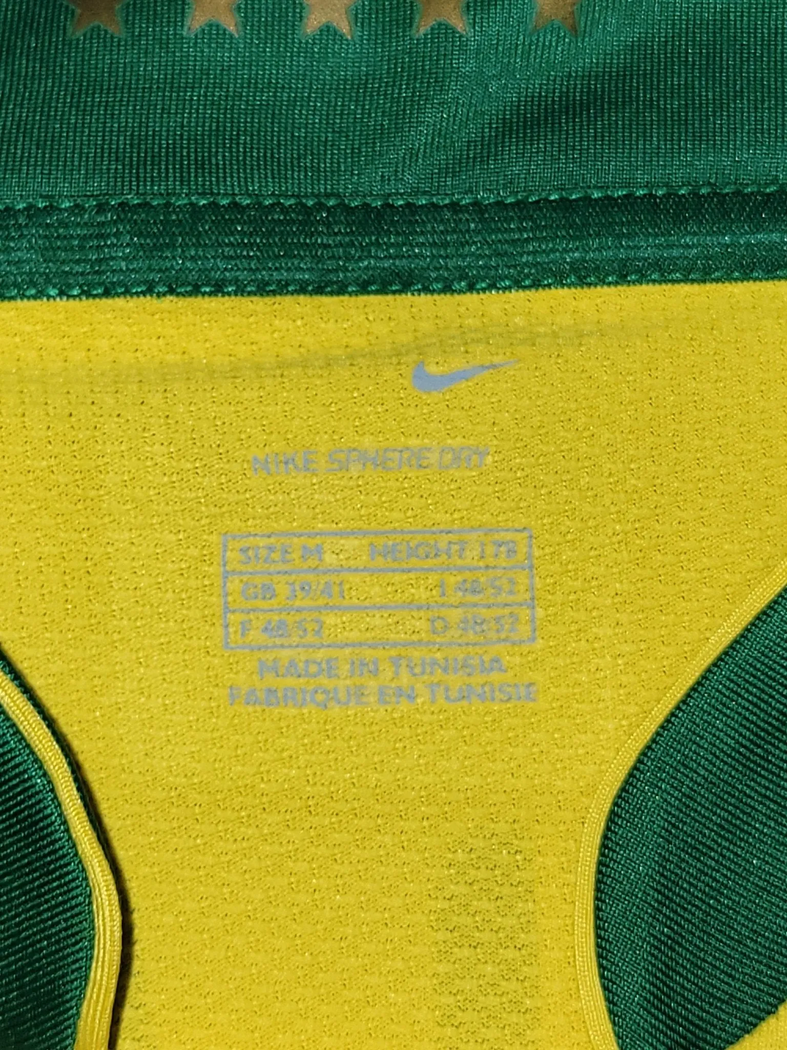 Ronaldinho Brazil 2006 World Cup Home Soccer Jersey Shirt Camiseta BNWT M SKU# 103889