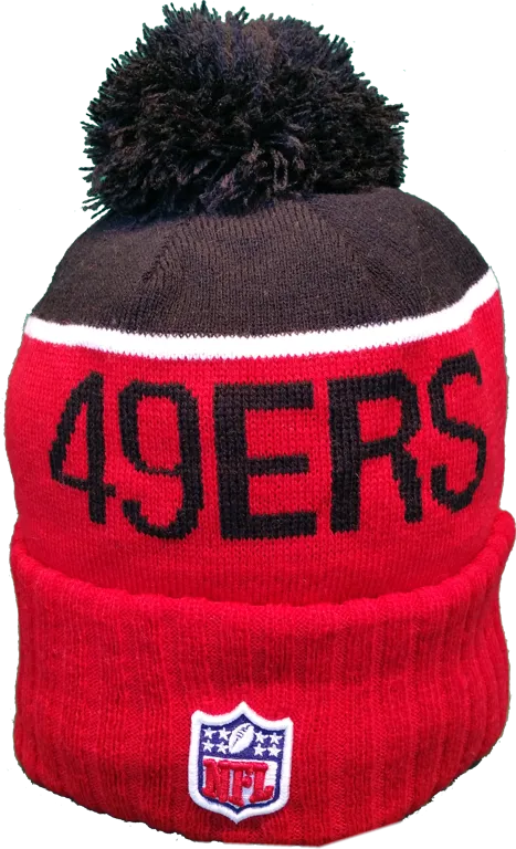 San Francisco 49ers Sideline Knit Pom Toque