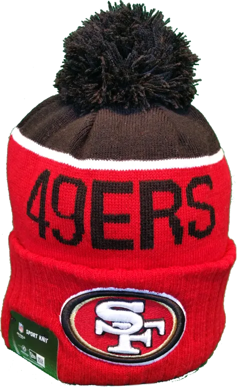 San Francisco 49ers Sideline Knit Pom Toque