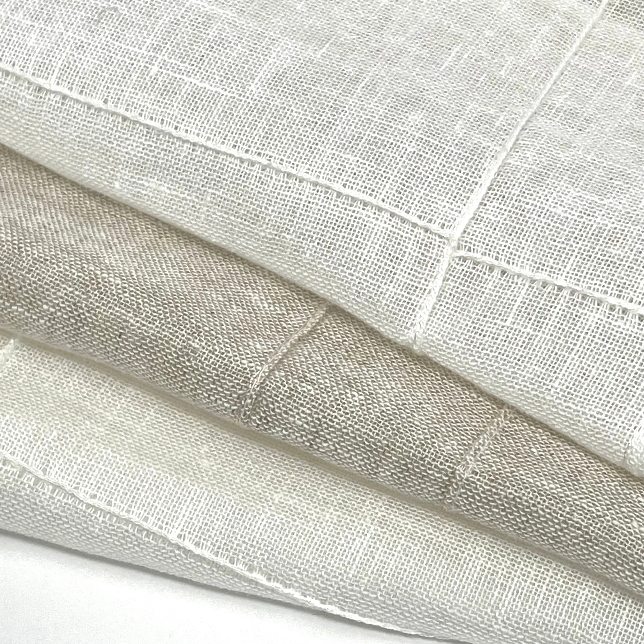 Seamed Blend Linen Flat Relaxed Casual Roman Shade, Farmhouse contemporary Roman Shade/CL1086