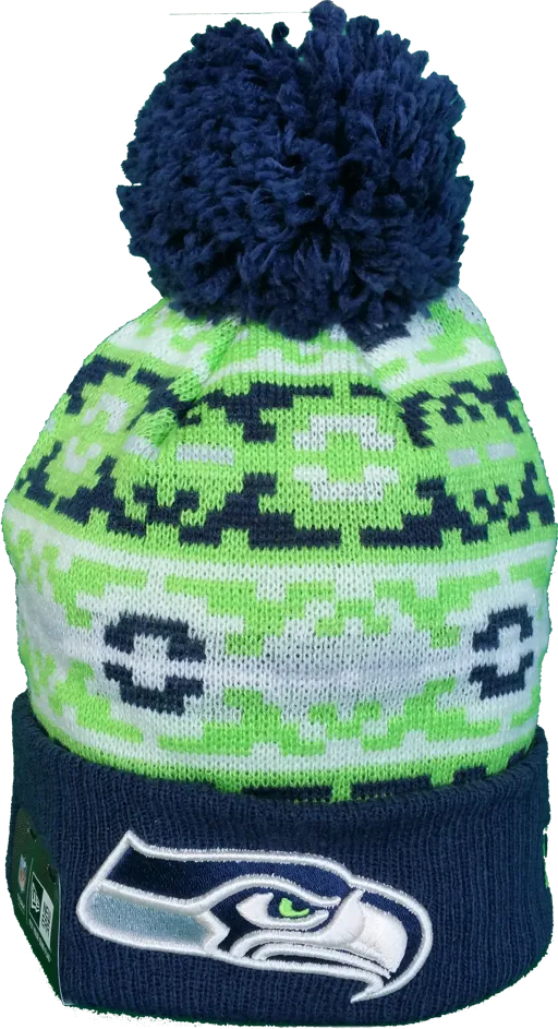 Seattle Seahawks Retro Chill Pom Toque