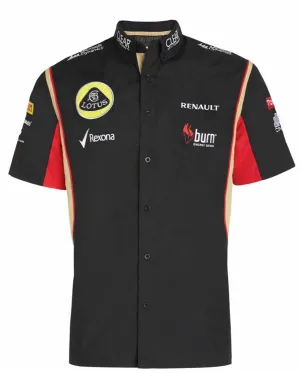 SHIRT Ladies Formula One 1 Lotus F1 Team NEW Raceshirt Sponsor Black 2013 Small