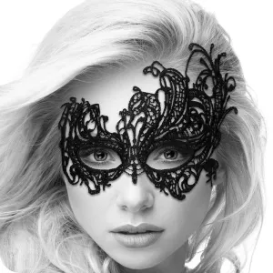 Shots Toys Black & White Royal Lace Eye Mask