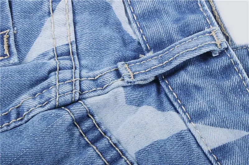 Shredded Star Denim Shorts