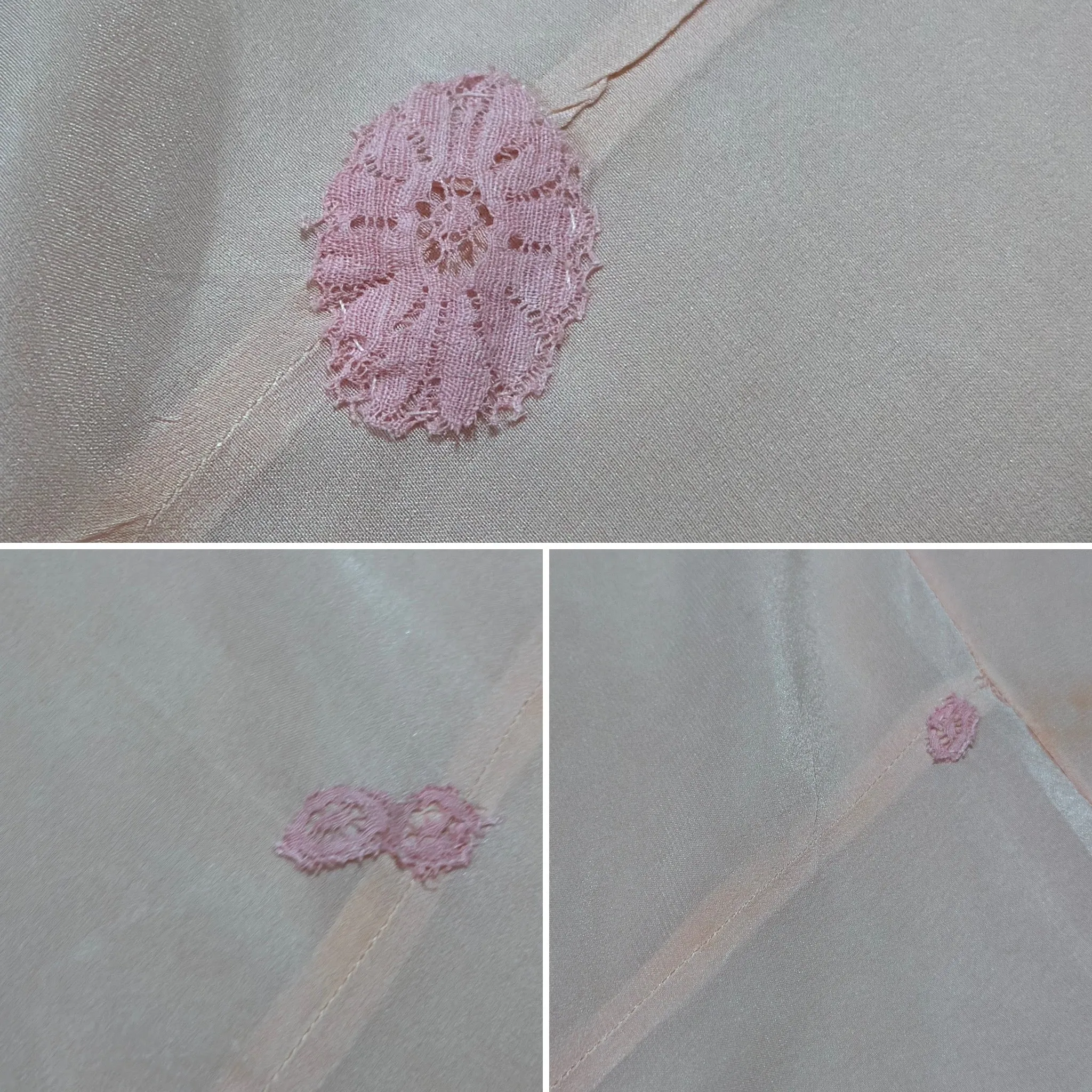 Silk Bridal Nightgown - 40s - 40AC