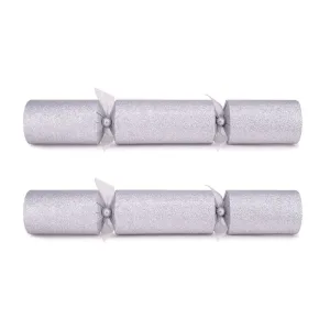Silver Glitter Crackers -  (Box of 36)