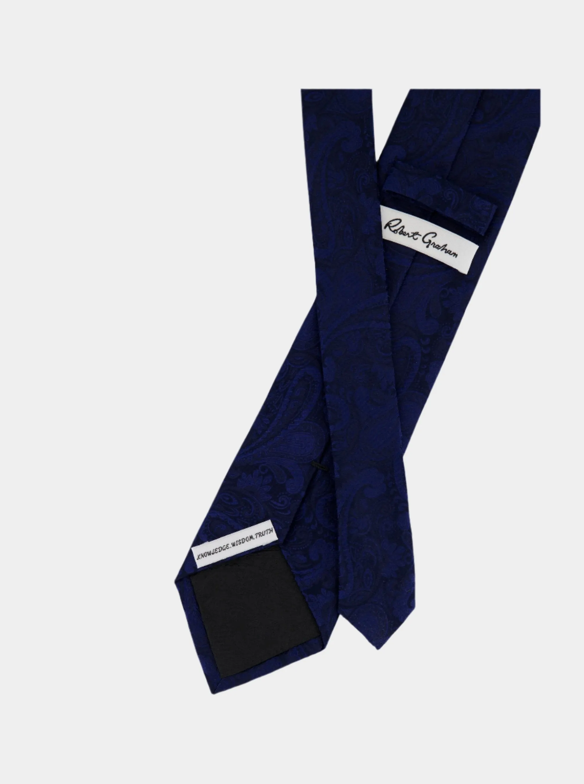 SOLID PAISLEY TIE