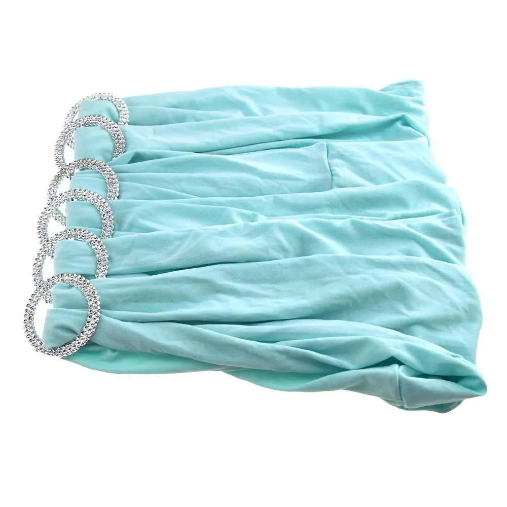 Spandex Chair Sash with Buckles, 13-Inch, 6-Piece