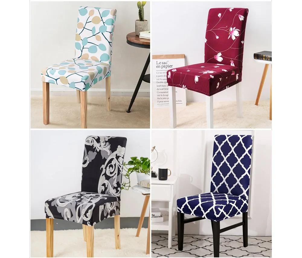 Spandex Protector Slipcover Chair Cover for Home Decor - 24 Designs
