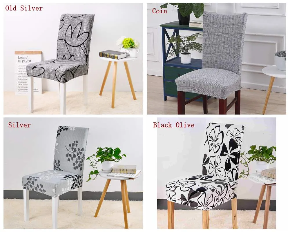 Spandex Removable Chair Cover for Party Banquet Wedding Restaurant - 24 Colors