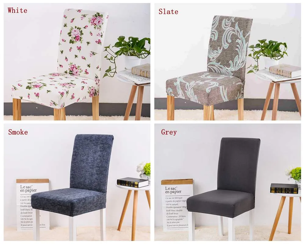 Spandex Removable Chair Cover for Party Banquet Wedding Restaurant - 24 Colors