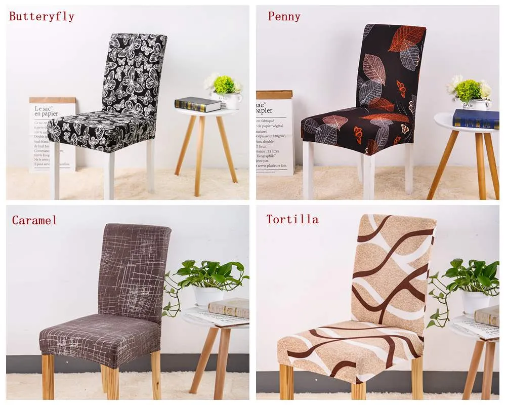Spandex Removable Chair Cover for Party Banquet Wedding Restaurant - 24 Colors