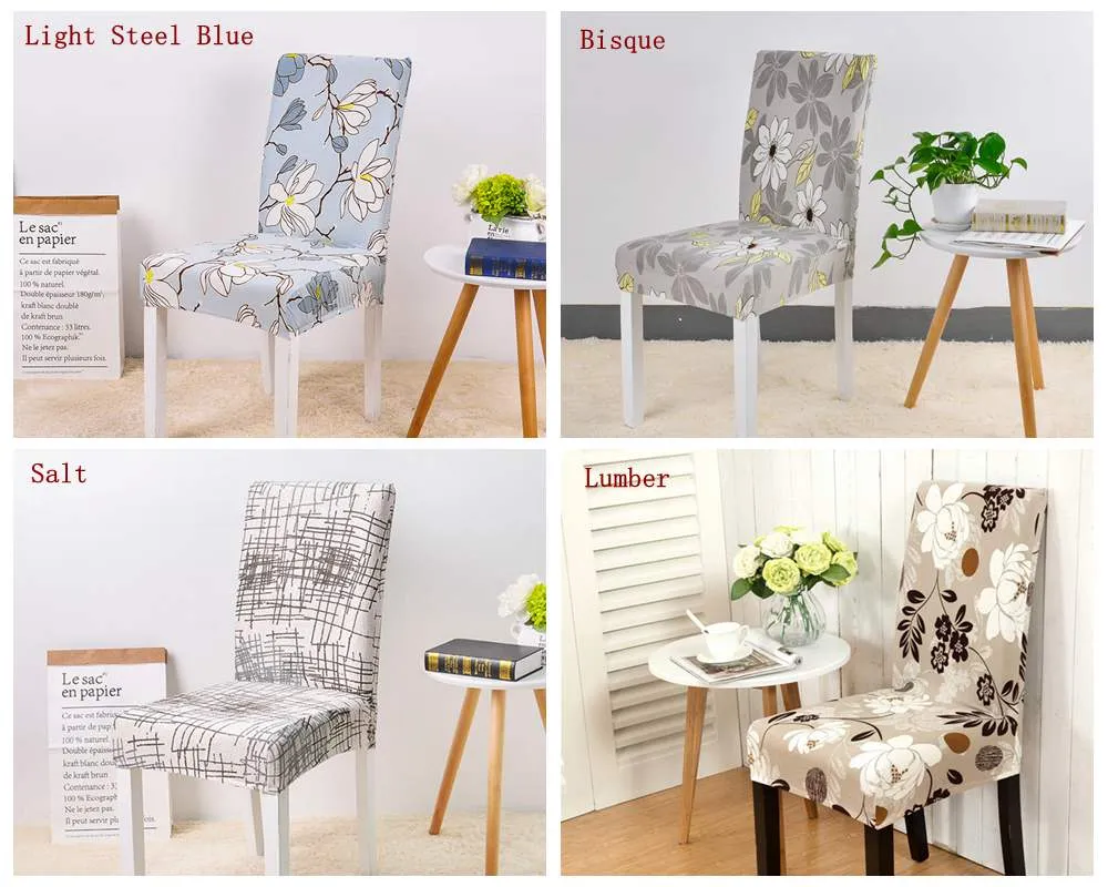 Spandex Removable Chair Cover for Party Banquet Wedding Restaurant - 24 Colors