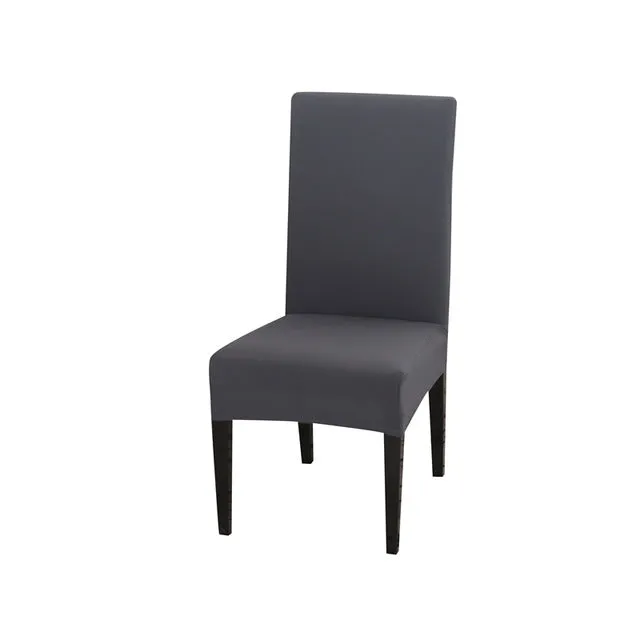 Spandex Removable Chair Cover for Party Banquet Wedding Restaurant - 24 Colors