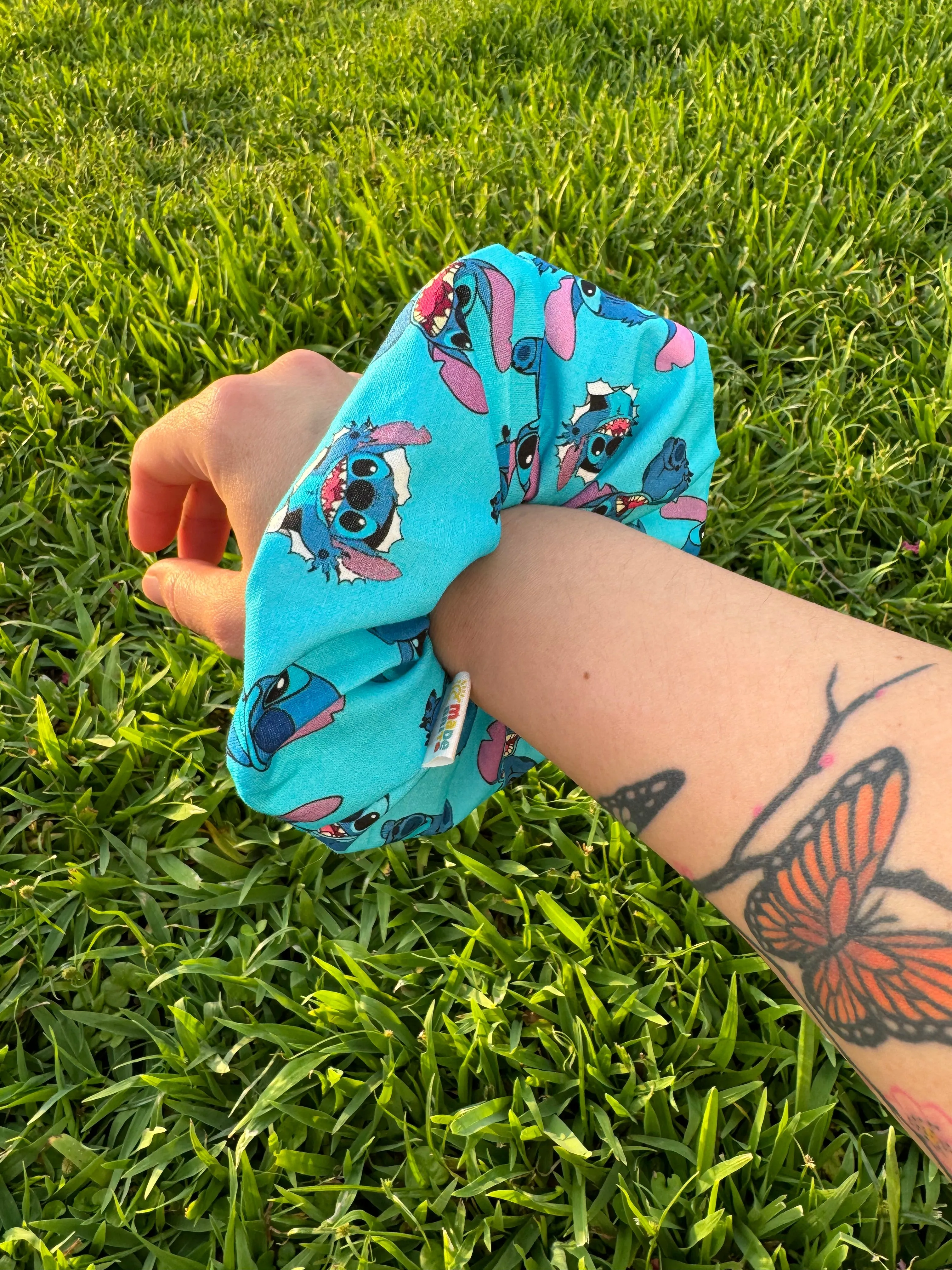 Stitch Scrunchie Hair Tie Ponytail
