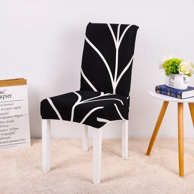 Stretch Printed Design Dining Chair Cover - 24 Color