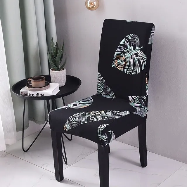 Stretch Printed Design Dining Chair Cover - 24 Color