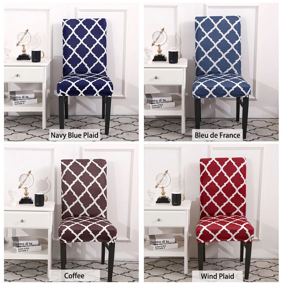 Stretch Printed Design Dining Chair Cover - 24 Color