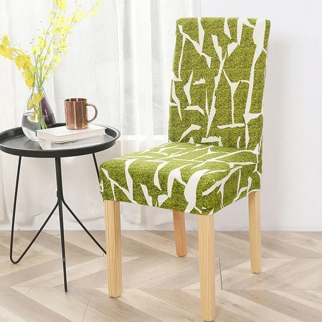 Stretch Printed Design Dining Chair Cover - 24 Color