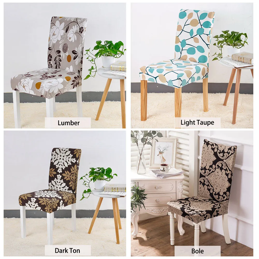 Stretch Printed Design Dining Chair Cover - 24 Color