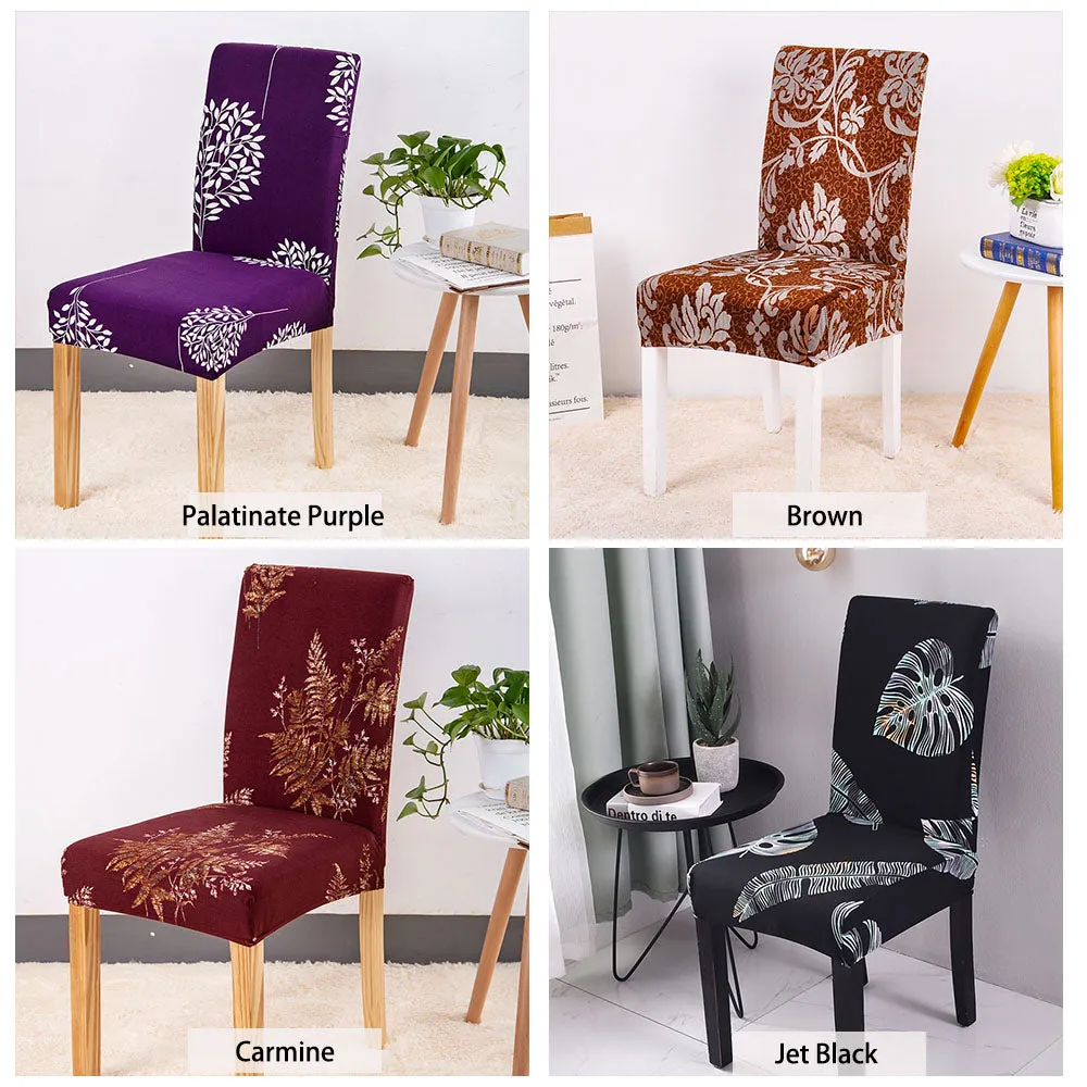 Stretch Printed Design Dining Chair Cover - 24 Color