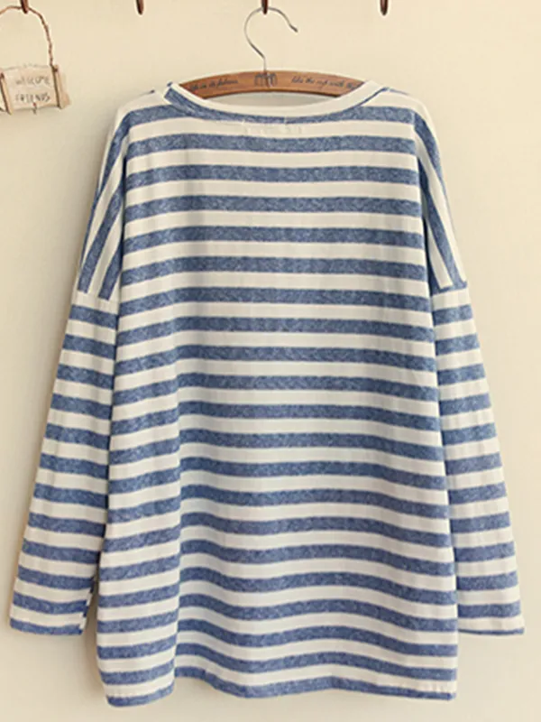 striped bulldog long-sleeve top