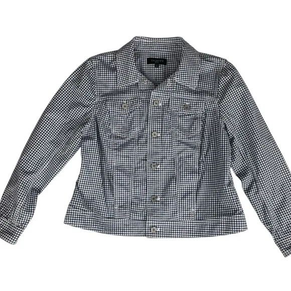 Talbots The Classic Denim Jacket inGingham Print!
